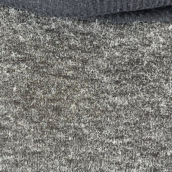 Anthropologie A’Reve Womens Gray Cowl Neck Sweater Fuzzy Oversized size Small - Picture 6 of 15